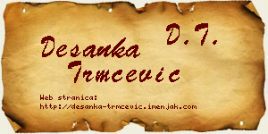 Desanka Trmčević vizit kartica